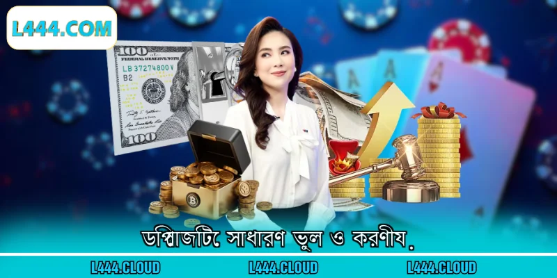 ডিপোজিটে সাধারণ ভুল ও করণীয়